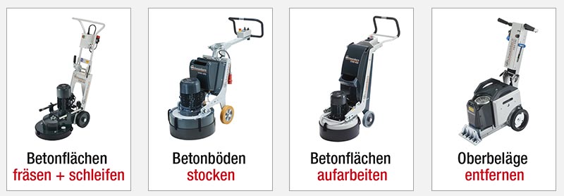 Bodenfräsmaschinen und Einsatzgebiete